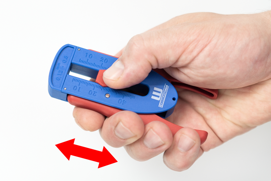 Precision Wire Stripper S | para condutores e fios finos I intervalo de descarne de 0,12 mm a 0,8 mm (36-20 AWG)