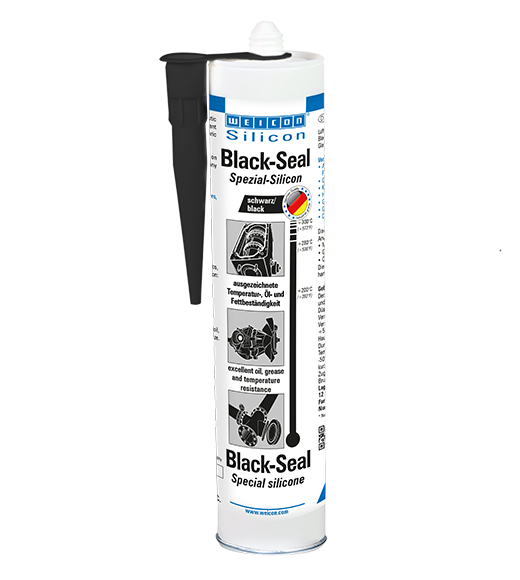 Silicone Especial Black-Seal | vedante permanentemente elástico para áreas resistentes a óleo ou gordura