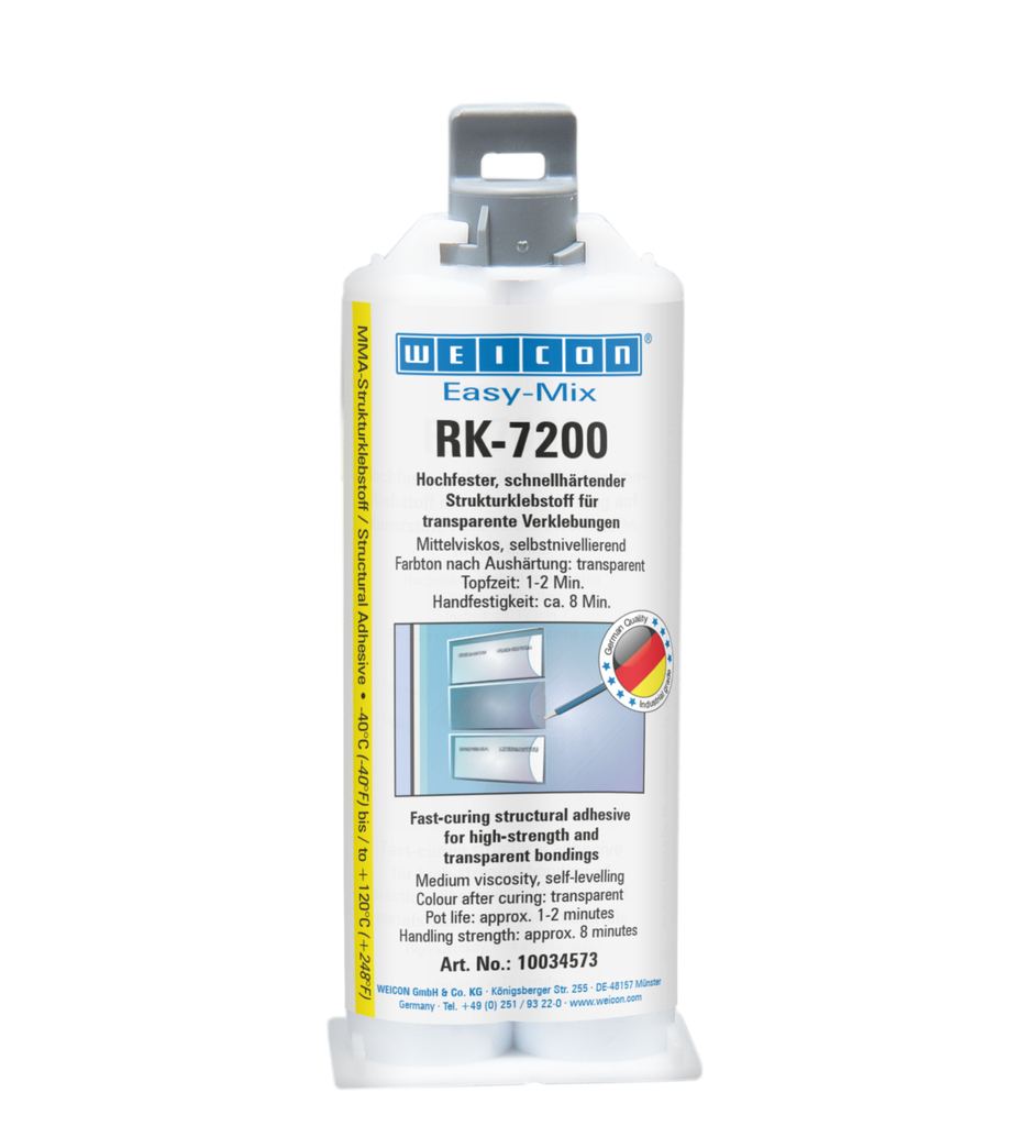 Adesivo Acrílico Estrutural Easy-Mix RK-7200 | adesivo acrílico estrutural, resistente ao impacto