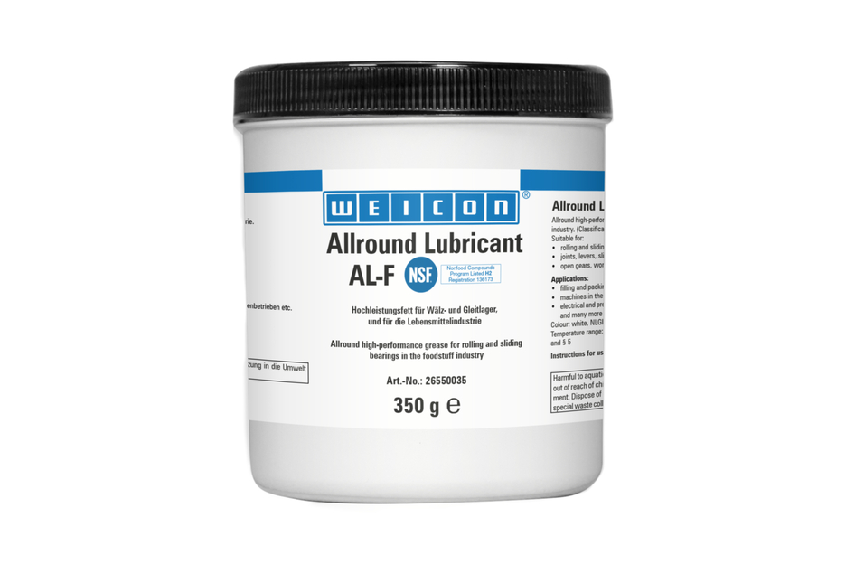 Lubrificante de Alto-Desempenho AL-F | Lubrificante de Alto-Desempenho multiusos de qualidade alimentar