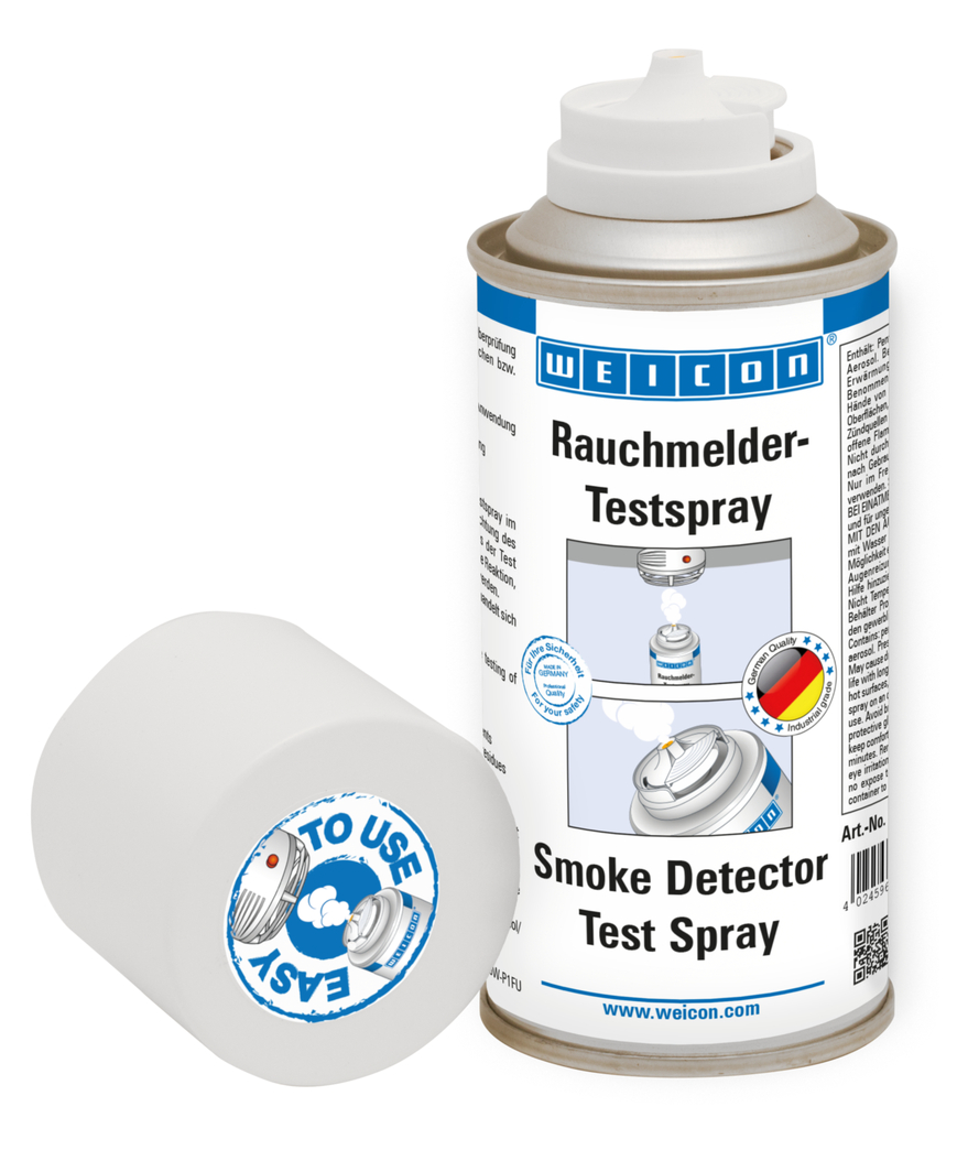 Spray de Teste para Detetores de Fumo | para detectores de fumo fotoelétricos e ópticos