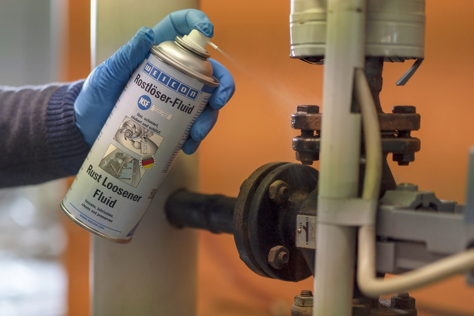 Spray Desbloqueante-Fluid | óleo de limpeza e conservação para o sector alimentar NSF H1