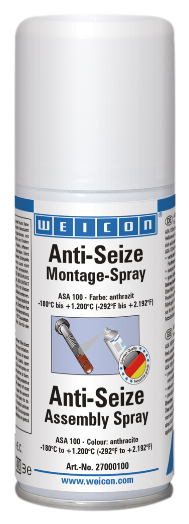 Spray de Montagem Anti-Seize | spray lubrificante e agente de montagem