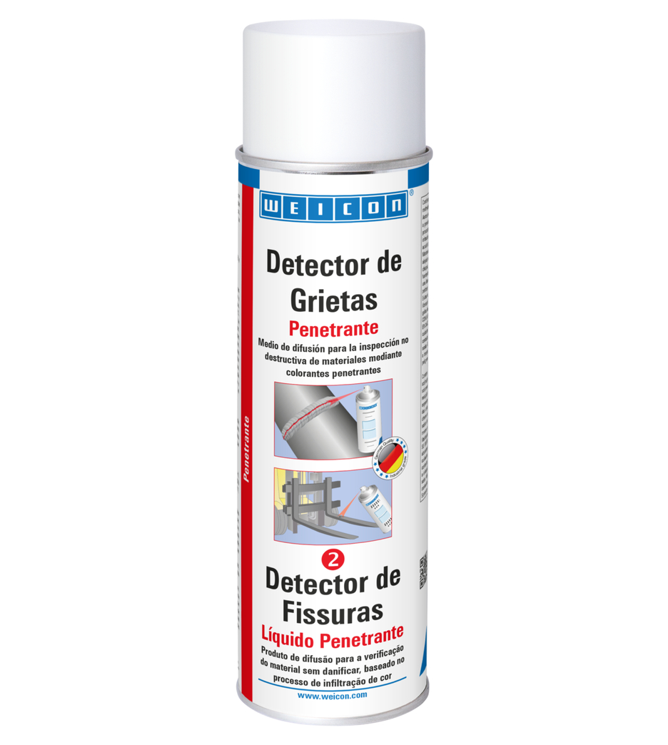 Spray Revelador de Fissuras Agente Penetrante | corante penetrante para ensaios não destrutivos de materiais