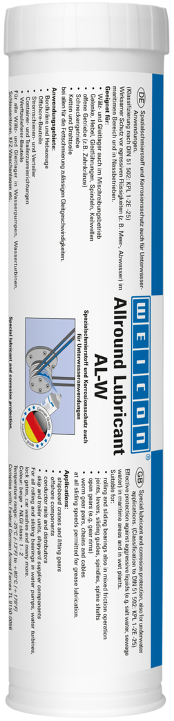 Lubrificante de Alto-Desempenho AL-W | Lubrificante especial mesmo para trabalhar por baixo de água