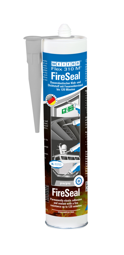 Flex 310 M® FireSeal | composto de vedação retardador de chamas e permanentemente elástico à base de Polímero MS Flex 310 M® FireSeal | composto de vedação retardador de chamas e permanentemente elástico à base de Polímero MS