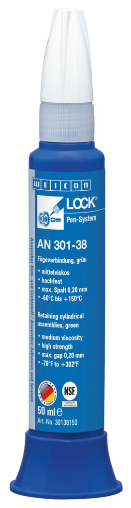 WEICONLOCK® AN 301-38 Retentor de Montagens Cilíndricas | resistência elevada, viscosidade média