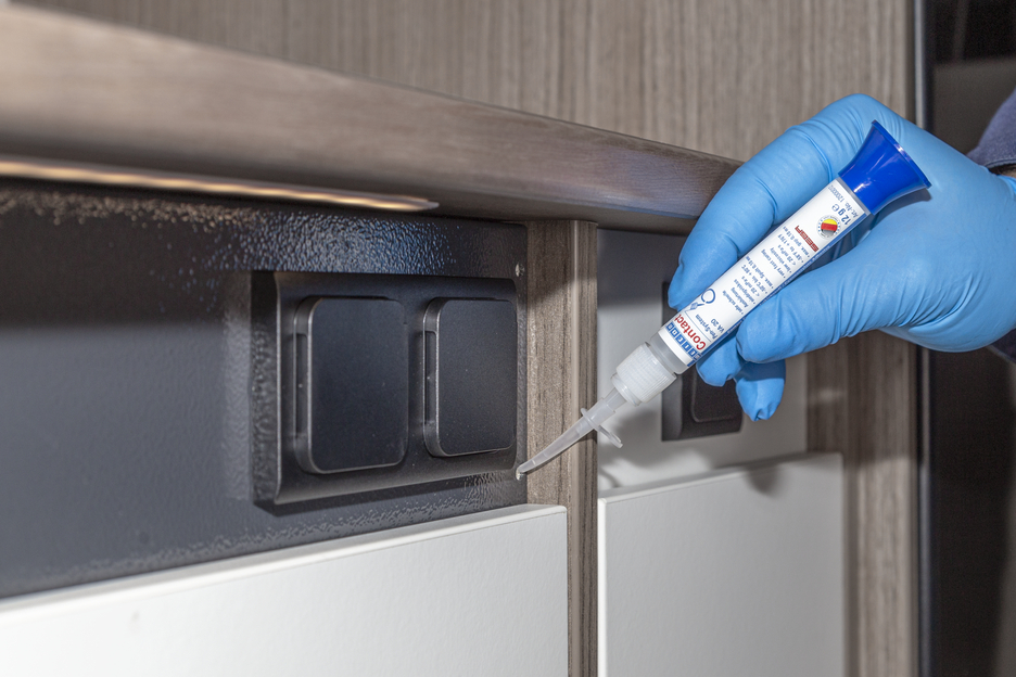 Adesivo Cianoacrilato WEICON Contato VA 20 | adesivo instantâneo para o plástico e a borracha, com certificado para setor alimentar