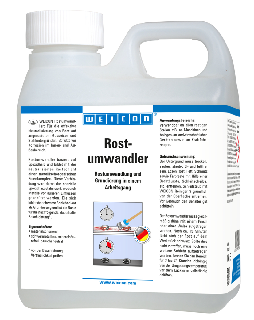 Líquido Conversor de Ferrugem | para a neutralização da ferrugem