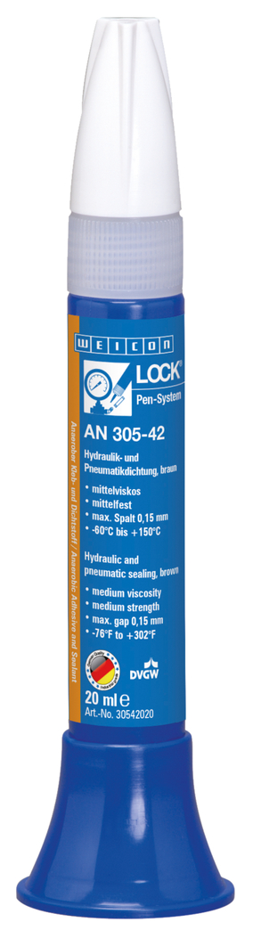 WEICONLOCK® AN 305-42 Vedante Hidráulico e Pneumático | resistência média, aprovação DVGW