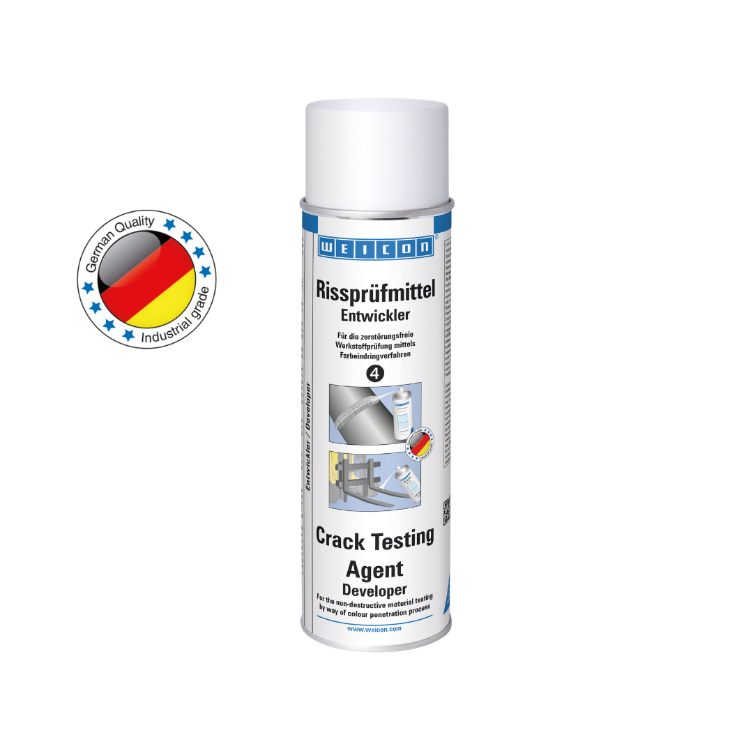 Spray Revelador de Fissuras Agente Revelador | desenvolvido para ensaios não destrutivos de materiais