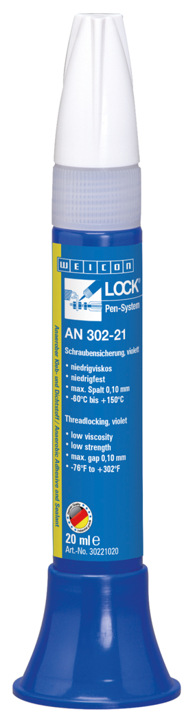 WEICONLOCK® AN 302-21 Fixador de Parafusos | resistência baixa, viscosidade baixa