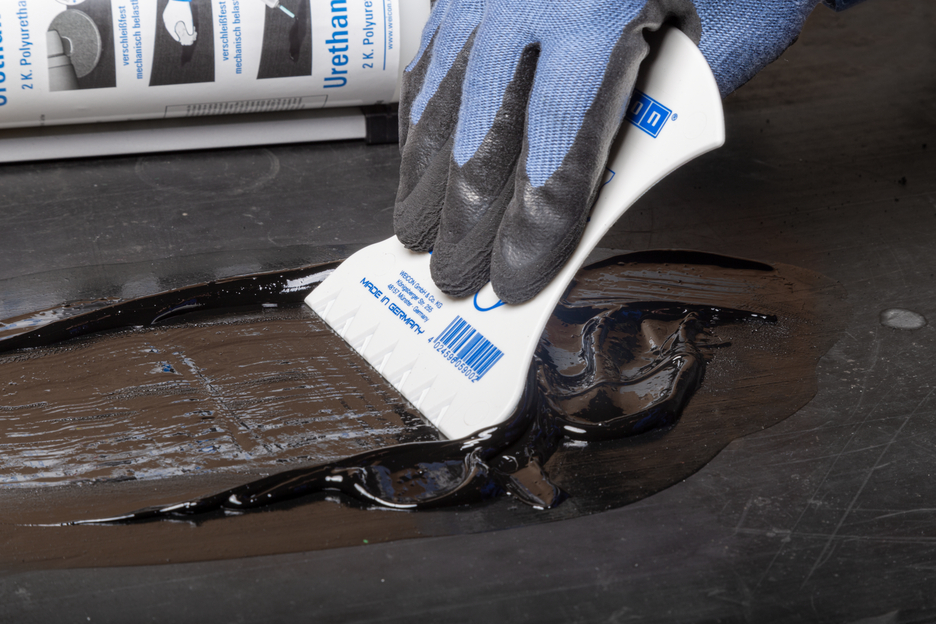 Kit para Reparação de Correias | composto de reparação e revestimento de poliureia para superfícies de borracha, embalagem de trabalho