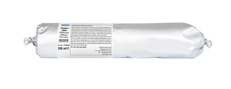 Adesivo para Pára-Brisas | para montagem de vidros e vidraças, em embalagem Presspack para um trabalho semesforço