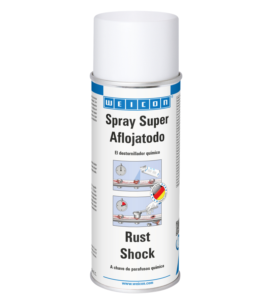Spray Rust Shock | chave química para desapertar uniões roscadas