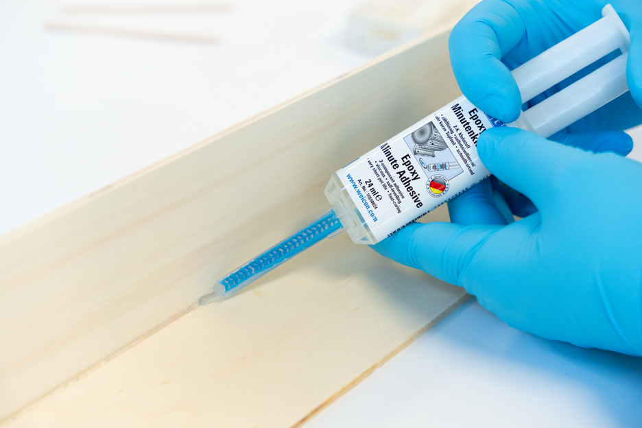 Adesivo Rápido Epóxi | Adesivo de resina epóxi de aplicação universal, resistente a altas temperaturas
