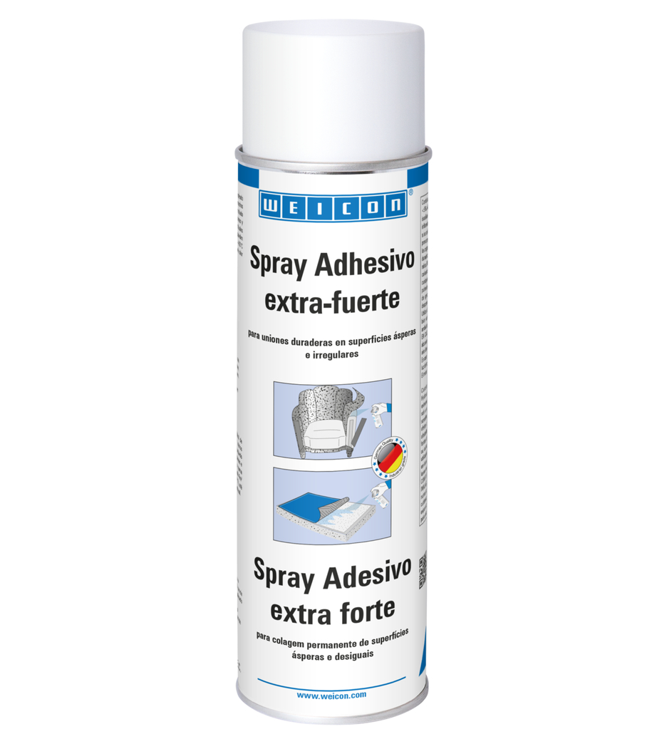 Spray Adesivo Extra Forte | spray adesivo de contacto para uma colagem forte e permanente de feltro, couro artificial e materiais isolantes