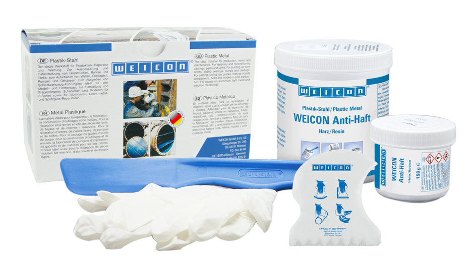 WEICON Anti-Stick | sistema de resina epóxi pulverizável para proteção contra o desgaste com propriedades antiaderentes
