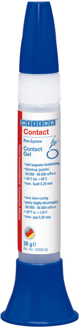 Contato GEL | adesivo instantâneo pastoso para superfícies porosas