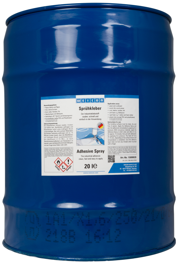 Líquido Spray Adesivo | adesivo de contato para ligações fortes e duradouras, para ser usado num sistema de pulverização adequado