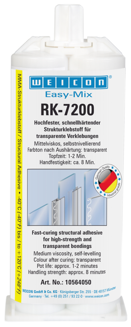 Adesivo Acrílico Estrutural Easy-Mix RK-7200 | adesivo acrílico estrutural, resistente ao impacto