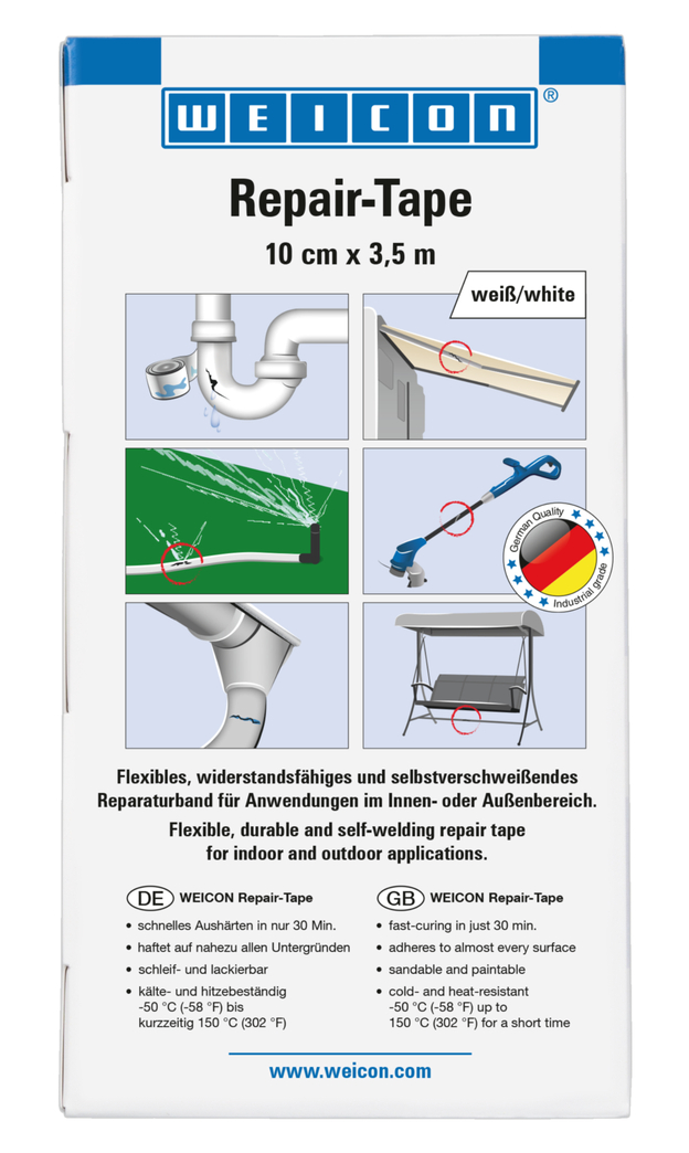 Fitas de Reparação | fita de reparação duradoura e auto-fusível, tamanho M