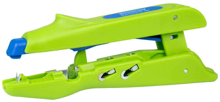 Duo-Crimp No. 300 Green Line | ferramenta de descarne sustentável I para descarnar e cravar I intervalo de trabalho 0,5 mm² - 6,0 mm²