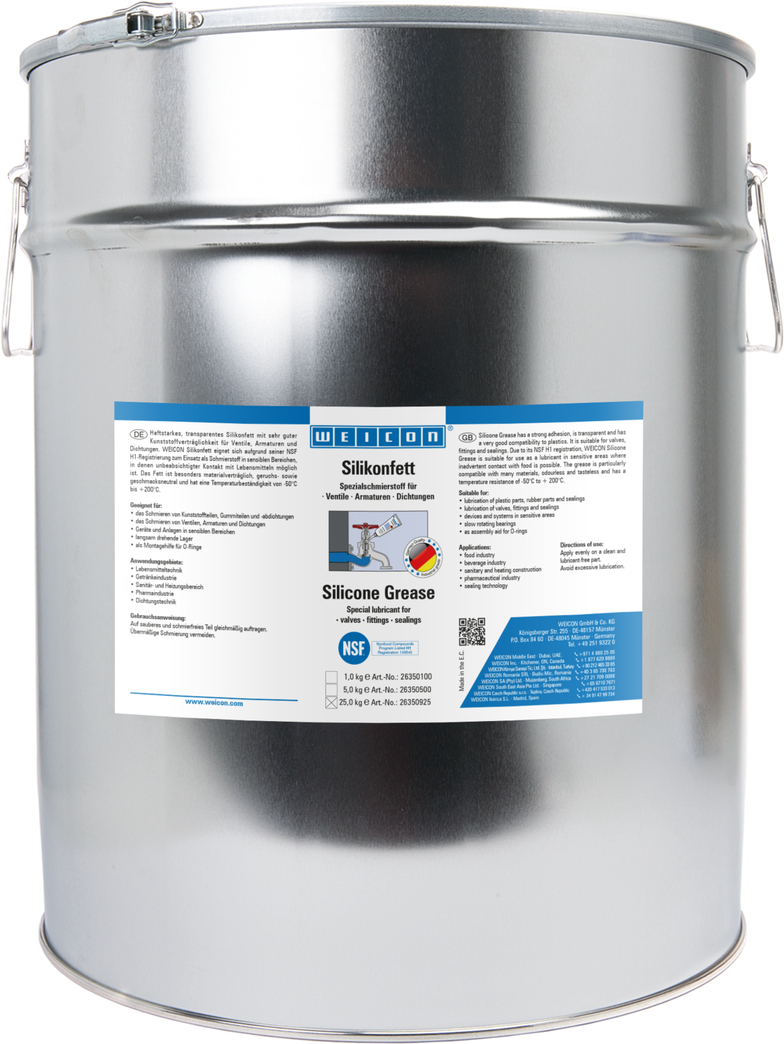 Massa de Silicone | Massa lubrificante de qualidade alimentar