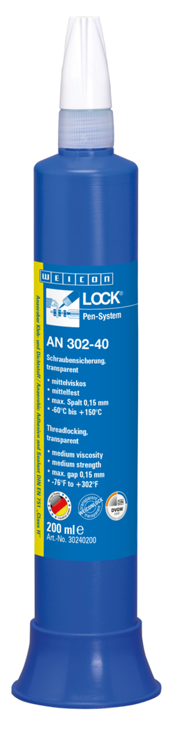WEICONLOCK® AN 302-40 Fixador de Parafusos | resistência média, aprovação DVGW