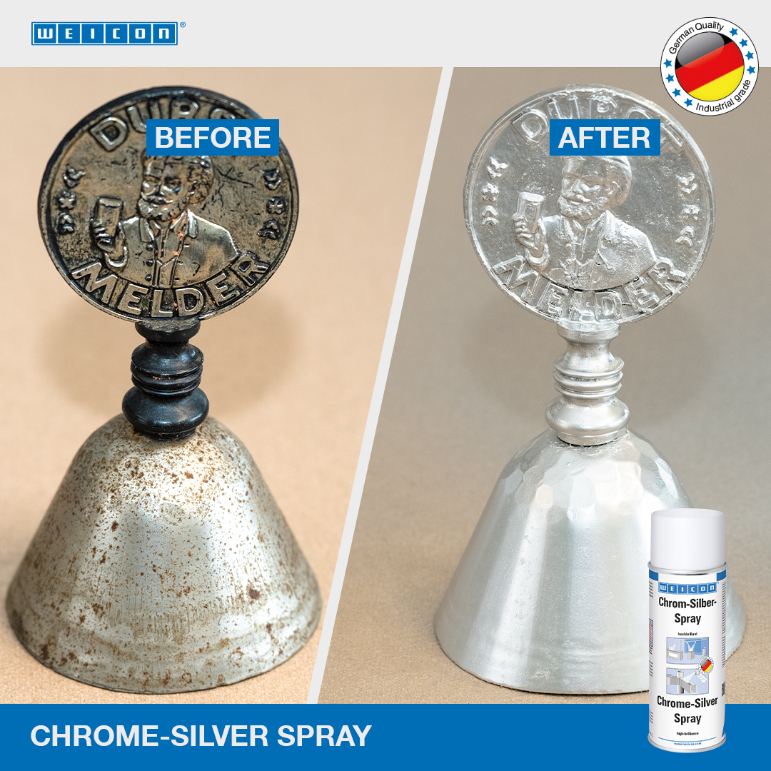 Spray de Cromo-Prata | revestimento de superfície de alto brilho