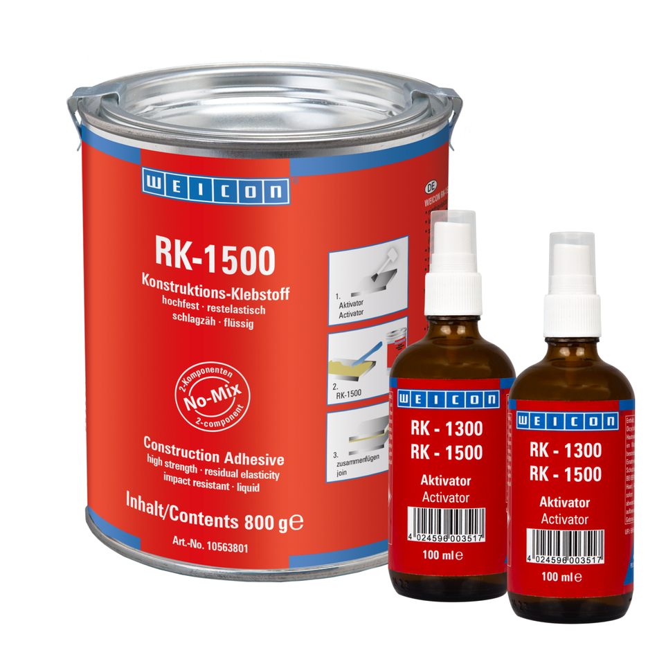 Adesivo Acrílico Estrutural RK-1500 | adesivo acrílico estrutural, adesivo líquido No-Mix