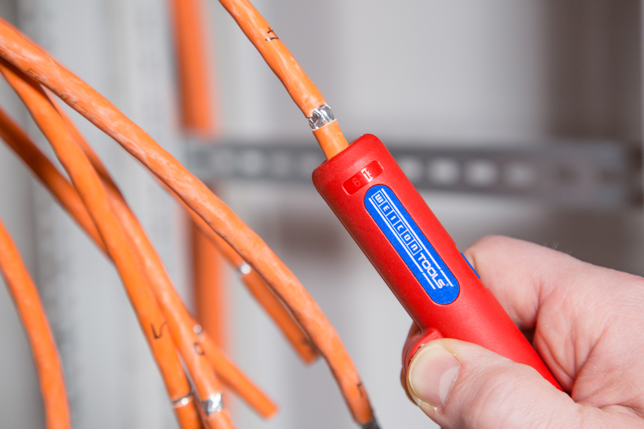 Cat Cable-Stripper No. 10 | para descarnar cabos de dados e de rede I diâmetro de trabalho 4,5 - 10,0 mm Ø