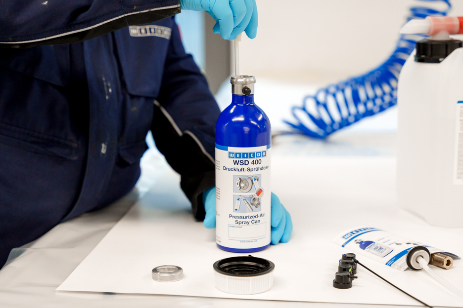 Embalagem e Vaporização de Ar Comprimido WSD 400 | recarregável